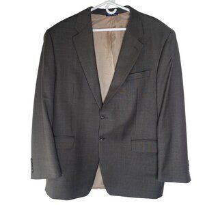 Ralph Lauren Wool Blazer Mens 46R Gray Woolrich Sports Coat Suit Jacket